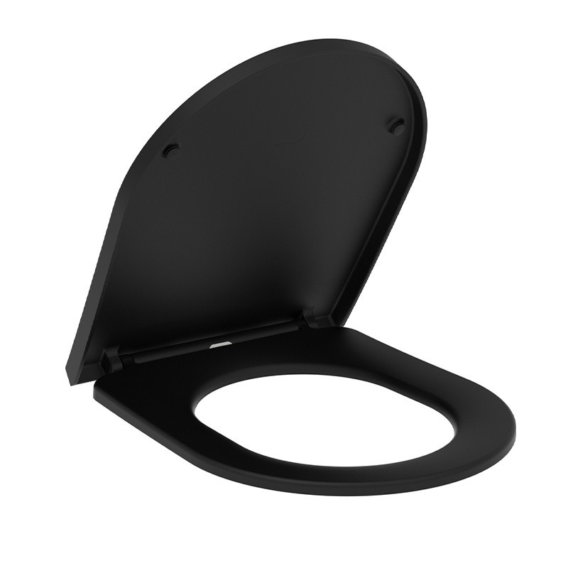DESKA SEDESOWA WC WOLNOOPADAJĄCA CV-MTB-05 CZARNY MAT DUROPLAST CV-MTB-05