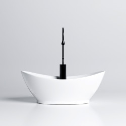 UMYWALKA NABLATOWA CERAMICZNA OWALNA TERA-WH-585 BIAŁY TERA-WH-585