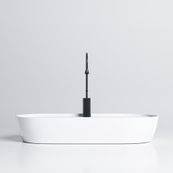 UMYWALKA NABLATOWA CERAMICZNA OWALNA EMI-WH-810 BIAŁY EMI-WH-810