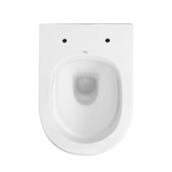 MISKA WC WISZĄCA RIMLESS LUMA-WH-RIM-03 BIAŁA DESKA WOLNOOPADAJĄCA DUROPLAST LUMA-WH-RIM-03