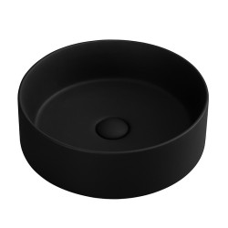 UMYWALKA NABLATOWA CERAMICZNA OKRĄGŁA LAVA-MTB-360 CZARNY MAT LAVA-MTB-360