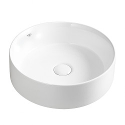 UMYWALKA NABLATOWA CERAMICZNA OKRĄGŁA LAVA-WH-360 BIAŁA LAVA-WH-360