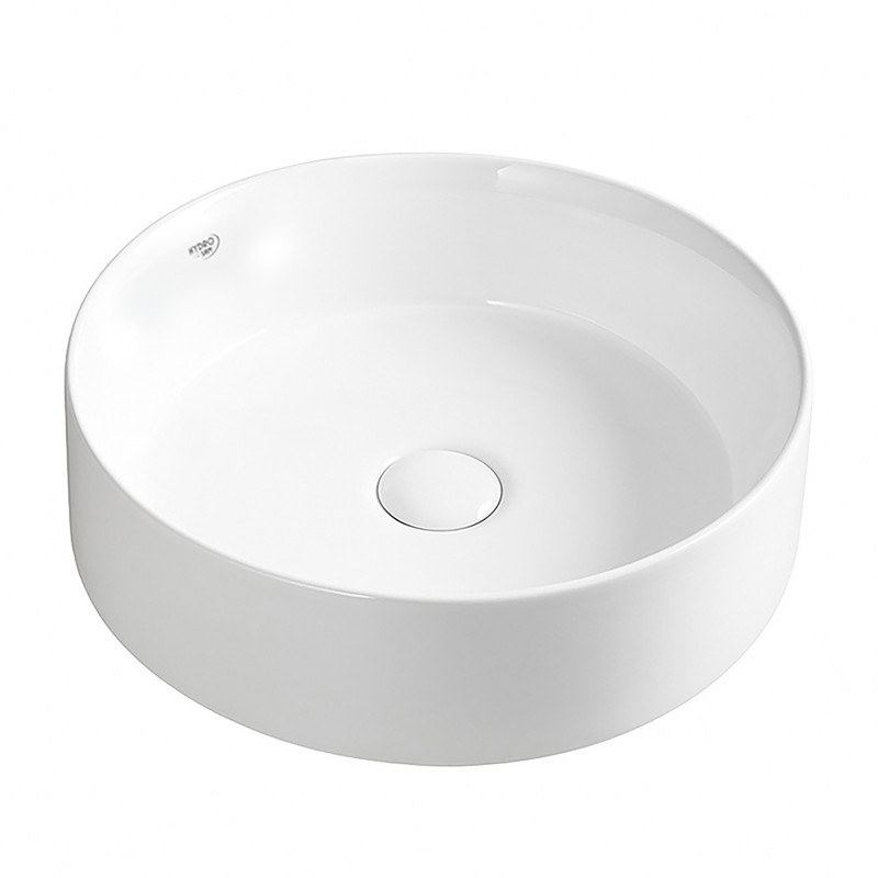 UMYWALKA NABLATOWA CERAMICZNA OKRĄGŁA LAVA-WH-360 BIAŁA LAVA-WH-360