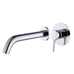 BATERIA UMYWALKOWA PODTYNKOWA ŚCIENNA F06K CHROM F06K-CH
