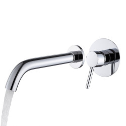 BATERIA UMYWALKOWA PODTYNKOWA ŚCIENNA F06K CHROM F06K-CH