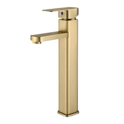 BATERIA ŁAZIENKOWA UMYWALKOWA LANAH ZŁOTA SZCZOTKOWANA LANAH-GL-BR