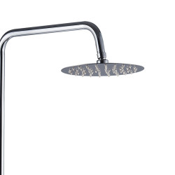 BATERIA PRYSZNICOWA ŁAZIENKOWA Z DESZCZOWNICĄ MILTON CHROM MILTON-CH