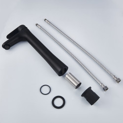 BATERIA UMYWALKOWA ŁAZIENKOWA AKRON-H CZARNA AKRON-H-BL