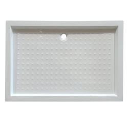 BRODZIK PRYSZNICOWY PROSTOKATNY WYSOKI SXL03E BIAŁY 120x80 CM SXL03E-WH-120X80