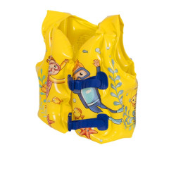 KAMIZELKA DMUCHANA DLA DZIECKA KAPOK DO PŁYWANIA 2-KOMROWA ŻÓŁTA COCO 43x35 COCO-YELLOW