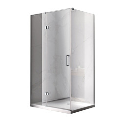 KABINA PRYSZNICOWA PROSTOKĄTNA ZES-KZ02A-90X80 CHROM 90x80 CM