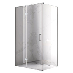 KABINA PRYSZNICOWA PROSTOKĄTNA ZES-KZ02D-120X80 CHROM 120x80 CM