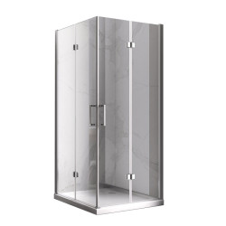 KABINA PRYSZNICOWA KWADRATOWA ZES-KZ08B-80 CHROM 80x80 CM