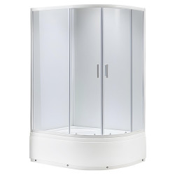 KABINA PRYSZNICOWA Z BRODZIKIEM MAJA PRAWA BIAŁA 115x85 CM 5 MM MAJA-WH-R-115X85