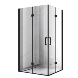 KABINA PRYSZNICOWA PROSTOKĄTNA ZES-KZ13A-BL-100X90 CZARNA 100x90 CM