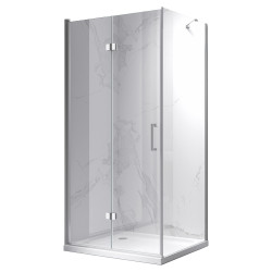 KABINA PRYSZNICOWA PROSTOKĄTNA ZES-KZ20D-100X80 CHROM 100x80 CM