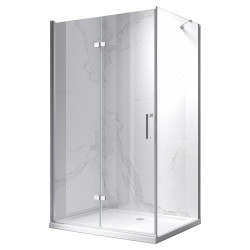 KABINA PRYSZNICOWA PROSTOKĄTNA ZES-KZ20E-110X90 CHROM 110x90 CM