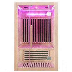 SAUNA SUCHA INFRARED NISKOTEMPERATUROWA ALTA2-CRB 2-3 OSOBOWA 120x105 CM