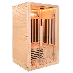 SAUNA SUCHA INFRARED NISKOTEMPERATUROWA ALTA2-CRB 2-3 OSOBOWA 120x105 CM