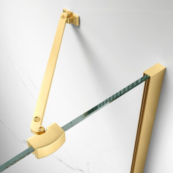 KABINA PRYSZNICOWA PROSTOKĄTNA ZES-KZ20D-GL-100X90 ZŁOTA 100x90 CM