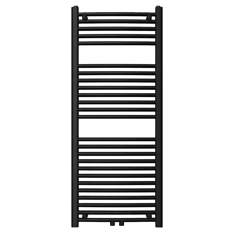 GRZEJNIK ŁAZIENKOWY ŚCIENNY PIONOWY WODNY DRABINKA 120x50 GAMA-BL-2 CZARNY GAMA-BL-2