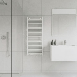 GRZEJNIK ŁAZIENKOWY ŚCIENNY PIONOWY WODNY DRABINKA 120x50 CORSO-WH-4 BIAŁY CORSO-WH-4