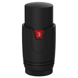 GŁOWICA TERMOSTATYCZNA POKRĘTŁO DO GRZEJNIKA GWINT M30x1.5 GT-BL-1 CZARNA GT-BL-1