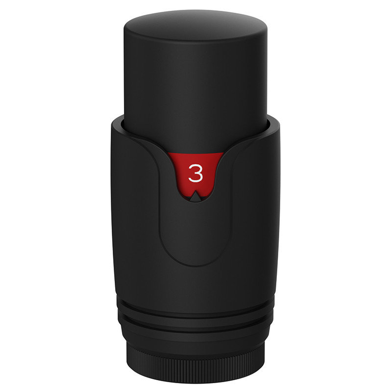 GŁOWICA TERMOSTATYCZNA POKRĘTŁO DO GRZEJNIKA GWINT M30x1.5 GT-BL-1 CZARNA GT-BL-1