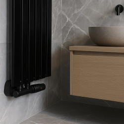 GŁOWICA TERMOSTATYCZNA POKRĘTŁO DO GRZEJNIKA GWINT M30x1.5 GT-BL-1 CZARNA GT-BL-1