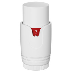 GŁOWICA TERMOSTATYCZNA POKRĘTŁO DO GRZEJNIKA GWINT M30x1.5 GT-WH-1 BIAŁA GT-WH-1