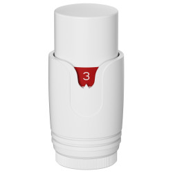 GŁOWICA TERMOSTATYCZNA POKRĘTŁO DO GRZEJNIKA GWINT M30x1.5 GT-WH-1 BIAŁA GT-WH-1
