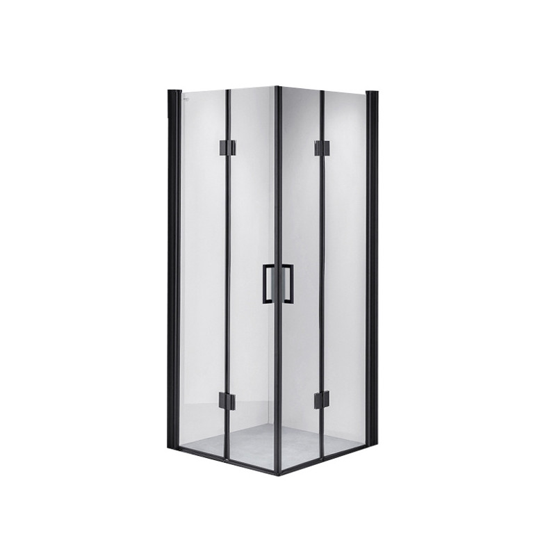 KABINA PRYSZNICOWA KWADRATOWA ZES-BS05B-90 CZARNA 90x90 CM