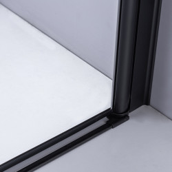 KABINA PRYSZNICOWA KWADRATOWA ZES-BS05B-90 CZARNA 90x90 CM