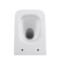 MISKA WC WISZĄCA TORNADO YUZU-WH-TR-03 BIAŁA DESKA WOLNOOPADAJĄCA DUROPLAST YUZU-WH-TR-03