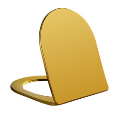 DESKA SEDESOWA WC WOLNOOPADAJĄCA CV-GL-07 SLIM ZŁOTY DUROPLAST CV-GL-07