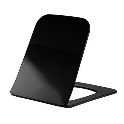 DESKA SEDESOWA WC WOLNOOPADAJĄCA CV-BL-09 SLIM CZARNA DUROPLAST CV-BL-09