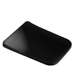 DESKA SEDESOWA WC WOLNOOPADAJĄCA CV-BL-09 SLIM CZARNA DUROPLAST CV-BL-09