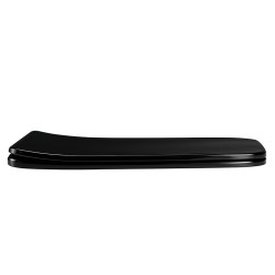 DESKA SEDESOWA WC WOLNOOPADAJĄCA CV-BL-09 SLIM CZARNA DUROPLAST CV-BL-09