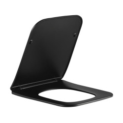 DESKA SEDESOWA WC WOLNOOPADAJĄCA CV-MTB-09 SLIM CZARNY MAT DUROPLAST CV-MTB-09
