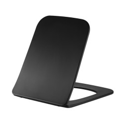 DESKA SEDESOWA WC WOLNOOPADAJĄCA CV-MTB-09 SLIM CZARNY MAT DUROPLAST CV-MTB-09
