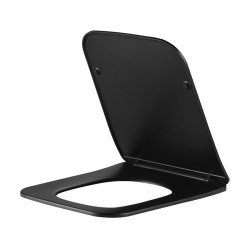 DESKA SEDESOWA WC WOLNOOPADAJĄCA CV-MTB-09 SLIM CZARNY MAT DUROPLAST CV-MTB-09