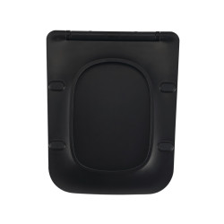 DESKA SEDESOWA WC WOLNOOPADAJĄCA CV-MTB-09 SLIM CZARNY MAT DUROPLAST CV-MTB-09