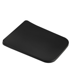 DESKA SEDESOWA WC WOLNOOPADAJĄCA CV-MTB-09 SLIM CZARNY MAT DUROPLAST CV-MTB-09