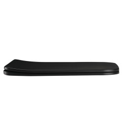 DESKA SEDESOWA WC WOLNOOPADAJĄCA CV-MTB-09 SLIM CZARNY MAT DUROPLAST CV-MTB-09