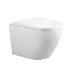 ZESTAW PODTYNKOWY WC STELAŻ TECE MISKA FLOW-WH-TR-02 PRZYCISK TC-9240407 CZARNY MAT