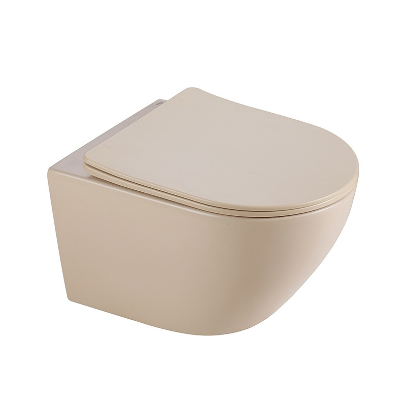 MISKA WC WISZĄCA RIMLESS MIZU-CAP-RIM-03 CAPPUCCINO DESKA WOLNOOPADAJĄCA DUROPLAST MIZU-CAP-RIM-03
