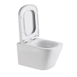 ZESTAW PODTYNKOWY WC STELAŻ TECE MISKA VIVA-WH-TR-02 PRZYCISK TC-9240407 CZARNY MAT