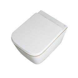 ZESTAW PODTYNKOWY WC STELAŻ TECE MISKA RAIN-WH-GL-RIM-03 PRZYCISK TC-9240401 CHROM