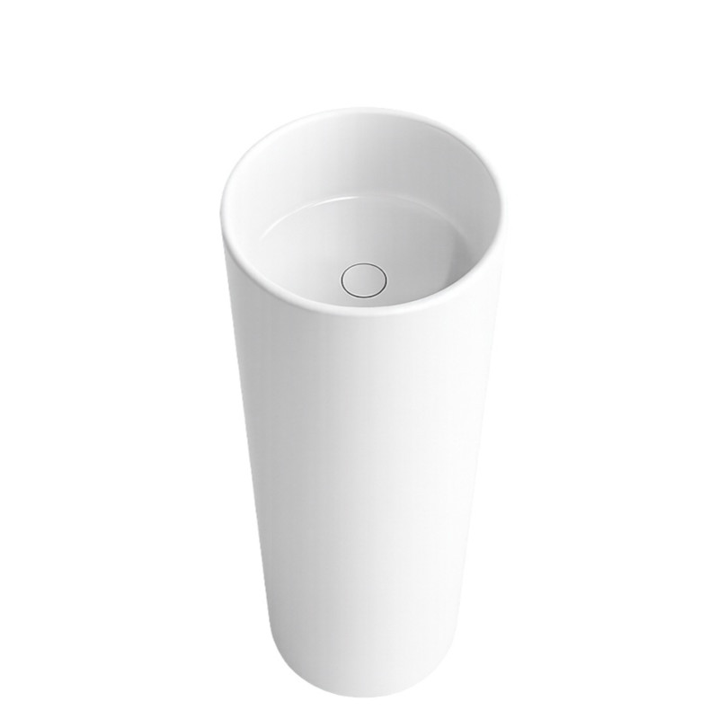 UMYWALKA WOLNOSTOJĄCA CERAMICZNA OWALNA LINO-WH-WOF-400 BIAŁA LINO-WH-WOF-400