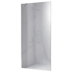 ŚCIANKA SZYBA PRYSZNICOWA ZES-KZ24-CH-70 SZYBA WALK-IN 70 CM 6 MM CHROM